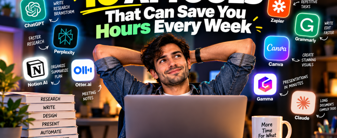 10 AI Tools That Can Save You Hours Every Week