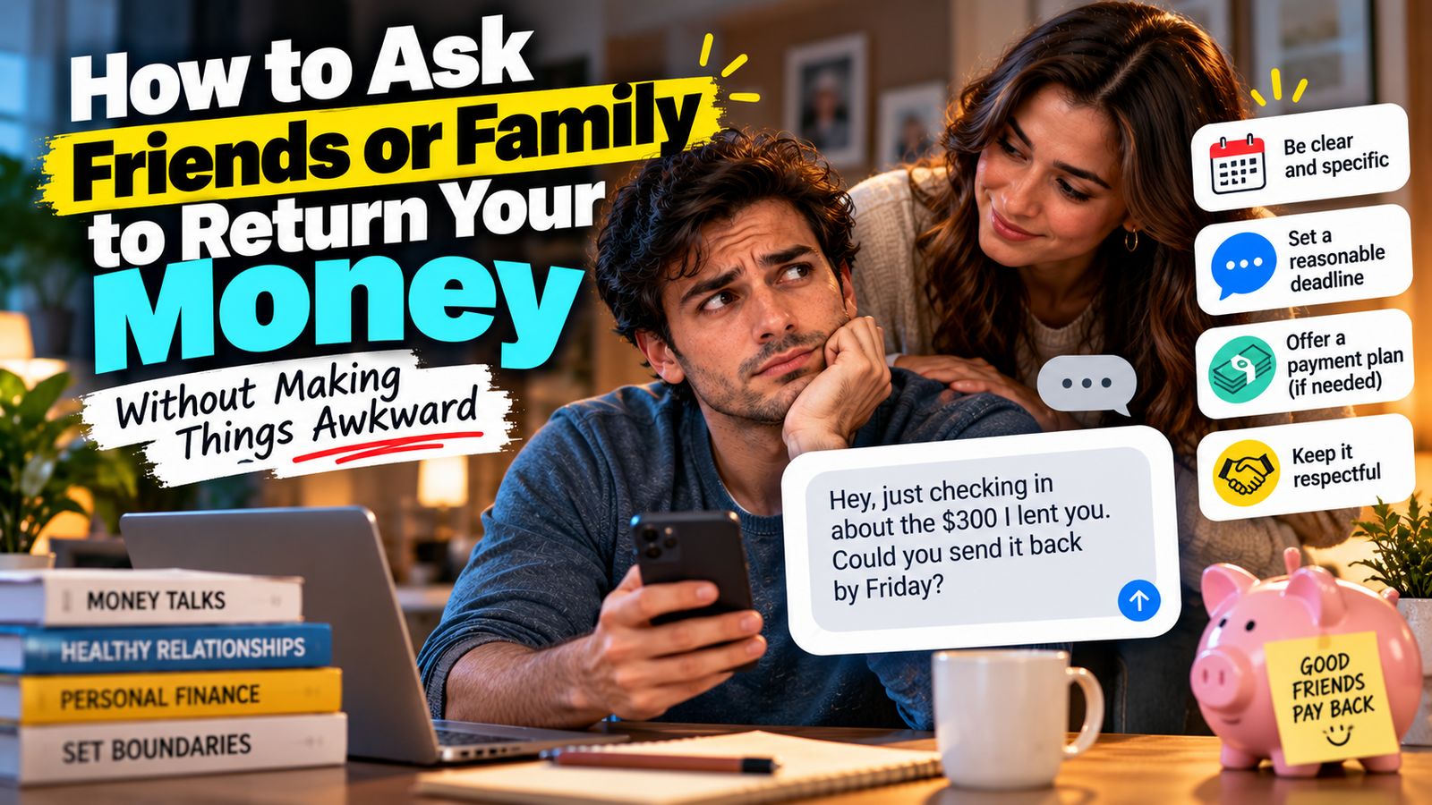 How to Ask Friends or Family to Return Your Money Without Making Things Awkward